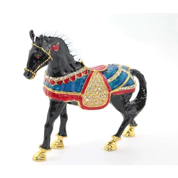 Taşlı Tekli At Figürü - Resim 2