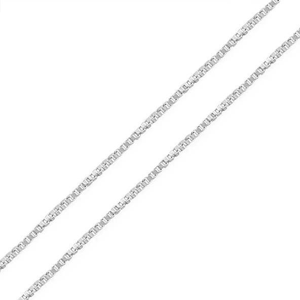 Gümüş Küp Zincir ürün görseli 1