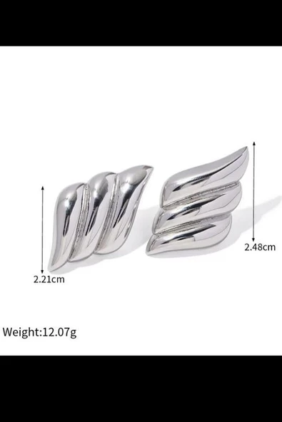 Kadın Vip Seri Özel Tasarım Küpe Seti - Resim 2