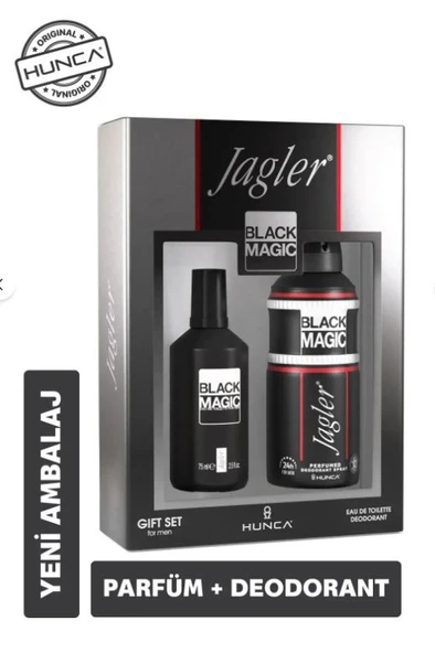 Jagler Black Magic EDT Parfüm 75ml ve Deo Set ürün görseli
