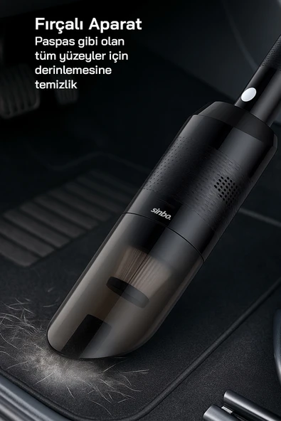 Sinbo SVC-8631 Şarjlı El Süpürgesi - Siyah - 3