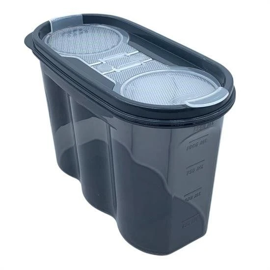2 Kapaklı Ölçekli Erzak Saklama Kabı - 1,2 Litre - SA930 ürün görseli 1