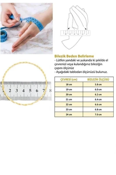 Kadın 316 L Paslanmaz Çelik Anti Alerjenik 3'lü Çelik Ajda Bilezik - 4