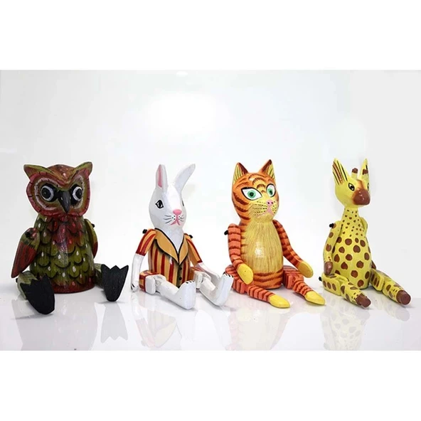 Ahşap Sallanan Hayvan Figürü - Resim 2