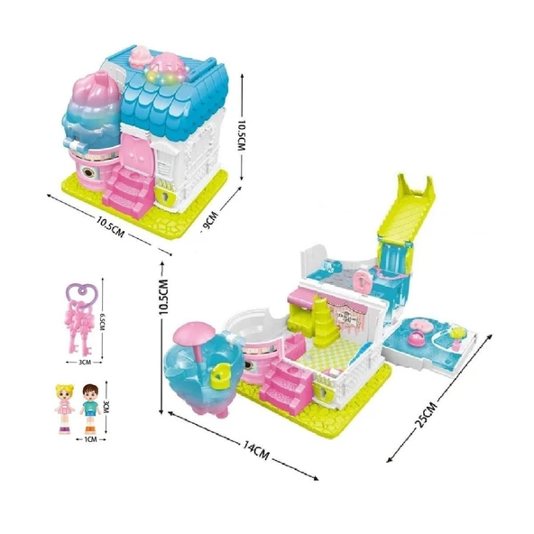 QF2910-11-12-13-14-15 Işıklı Müzikli Aksesuarlı Ev Serisi Açılıp-Katlanır ürün görseli