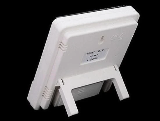 Bebek Odası Masaüstü Dijital Termometre Nem Ölçer Higrometre Saat - Resim 4