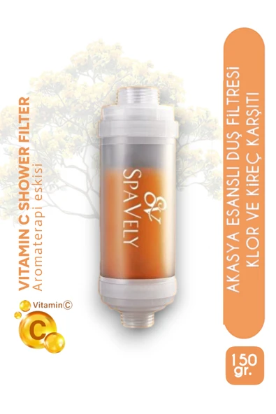 Spavely Akasya Esanslı Duş Başlığı Filtresi Arıtması Güney Kore Menşei Klor Kireç Karşıtı Hoş Kokulu 150 gr