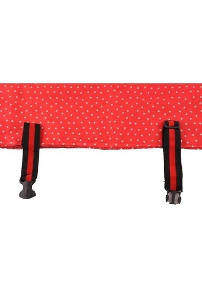 Kullanışlı Kemerli Yıldız Desenli Bebek Emzirme Önlüğü Örtüsü - 4