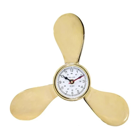 Pirinç Duvara Asmalı Saat - Resim 2