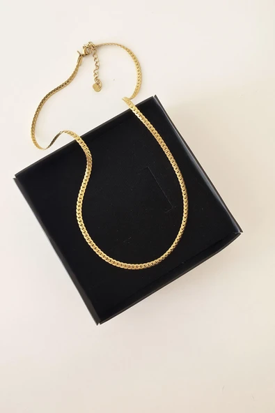 316 L Çelik Antialerjenik Kararmaz Kolye  45+7 cm ürün görseli