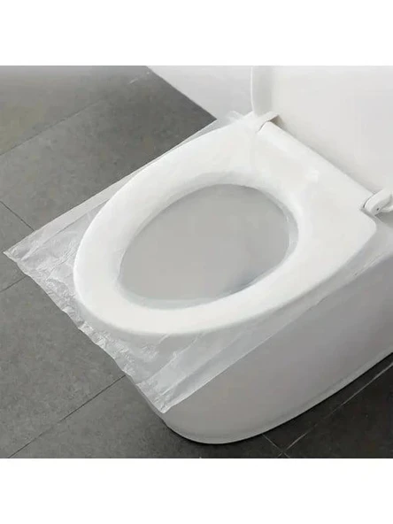 Hijyenik Tek Kullanımlık Klozet Kapağı Poşeti 200 Adet - Resim 4