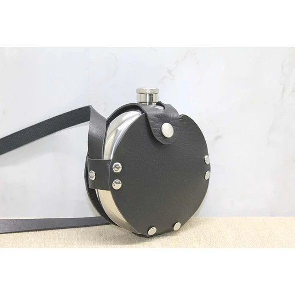 Deri Kılıflı Matara - Resim 2