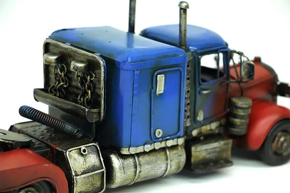 Dekoratif Metal Tır Vintage Biblo Hediyelik - 5