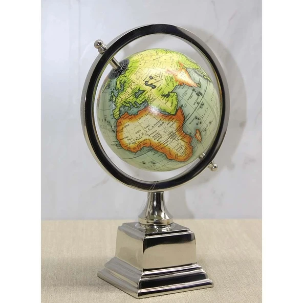 Dekoratif Dünya Küre Biblo - Resim 2