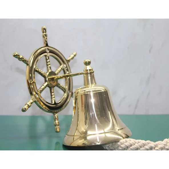 Dümenli Pirinç Duvara Asmalı Çan ürün görseli