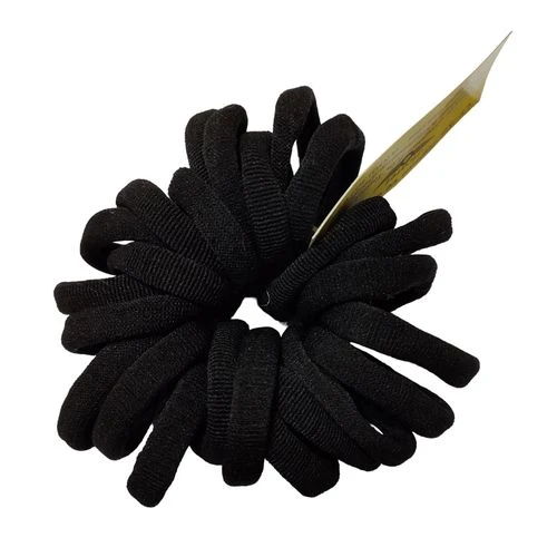 Ce-Ka Lastikli Siyah Saç Tokası 24 Li ürün görseli