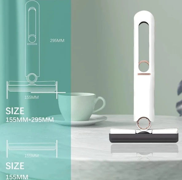 Kendinden Sıkmalı Taşınabilir Çok Amaçlı Mini Mop tezgag mopu - 2