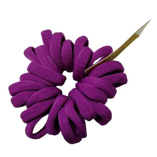 Ce-Ka Lastikli Mor Saç Tokası 24 Li - Resim 2