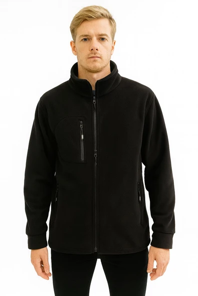 Classics Unisex 3 Cepli Tam Fermuarlı Polar Ceket - 7388