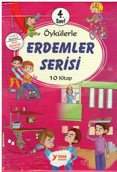 4.Sınıf Öykülerle Erdemler Serisi (10 Kitap)