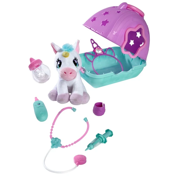 Vet Case with Plush Unicorn - Resim 5