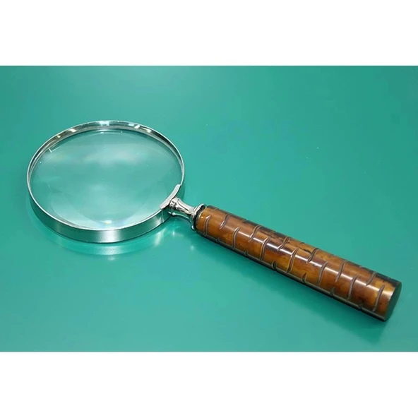 Boynuz Pirinç Büyüteç - Resim 2