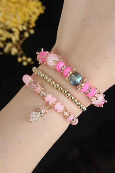 Kadın Çoklu Boncuklu Bileklik Kz-bb3226 ürün görseli