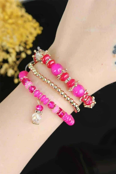 Kadın Çoklu Boncuklu Bileklik Kz-bb3229 ürün görseli