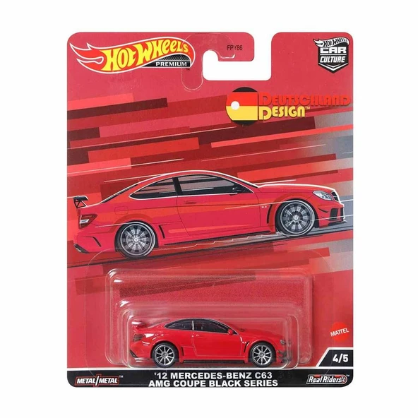 Hot Wheels Car Culture Premium - '12 Mercedes-Benz C63 AMG Coupe - 2