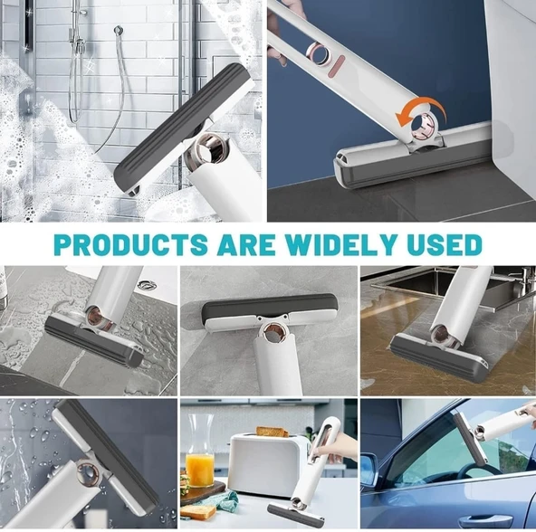 Kendinden Sıkmalı Taşınabilir Çok Amaçlı Mini Mop tezgag mopu - 3