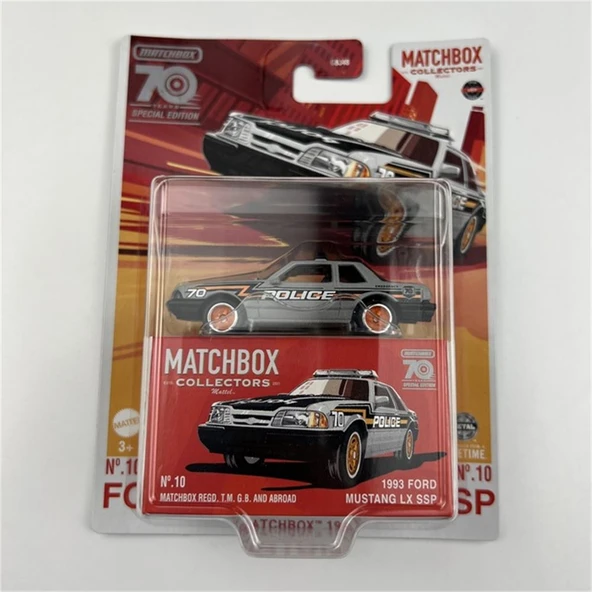 Matchbox Kolleksiyon Araçları Serisi HLJ68 - 1993 Ford Mustang LX - Resim 2