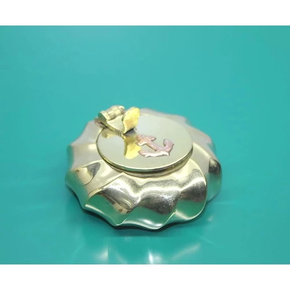 Pirinç Çapalı Kapaklı Küllük ürün görseli 1