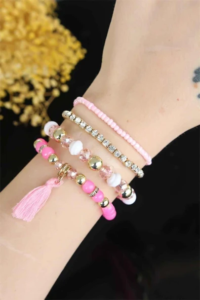 Kadın Çoklu Boncuklu Bileklik Kz-bb3222 ürün görseli