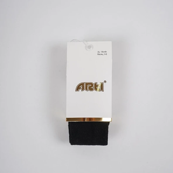 Artı Alona Bebek Külotlu Çorap 300181 Siyah - 3