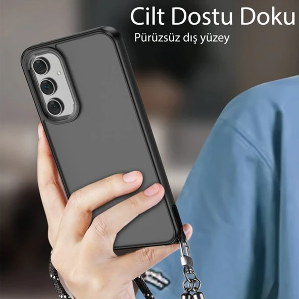 Samsung Galaxy A55 5G Kılıf Elegant Seri Silikon Kapak - 9