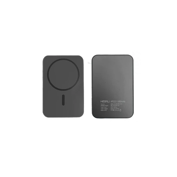 HEPU HP-223 5000 mAh PD20W Magsafe 15W Kablosuz Powerbank - 4