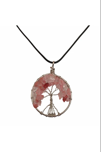 Doğal Taş Hayat Ağacı Kolye CK006 ürün görseli