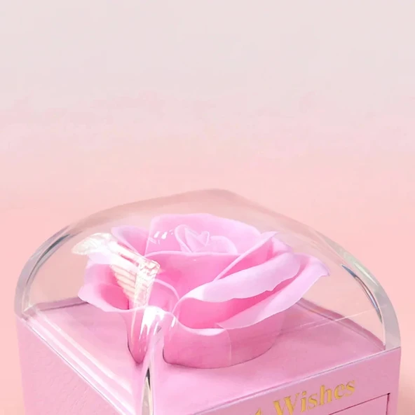 Sonsuzluk Gül Tasarımlı Takı Kutusu - Resim 2