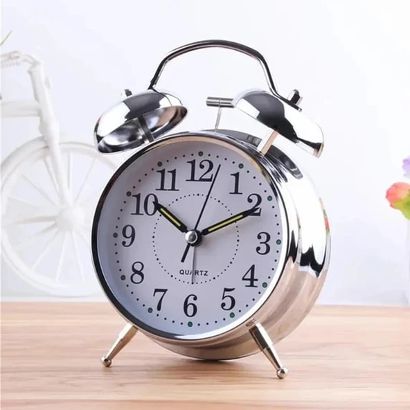 Metal Alarmlı Saat ürün görseli 1