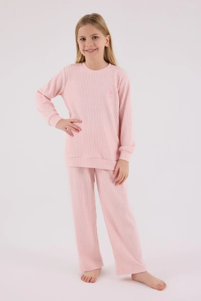 U.S. Polo Assn Eşofman Takımı US2328-4 Açık Pembe - Resim 2