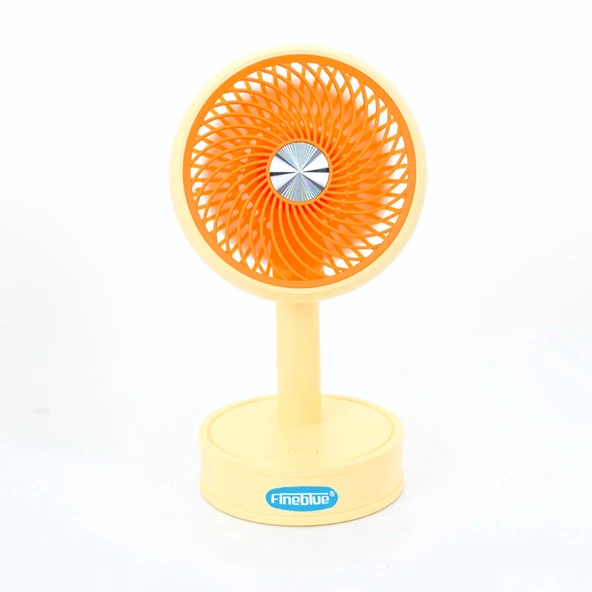 Fineblue FB-5005 3 Kademeli Masaüstü Şarjlı Mini Vantilatör - 10