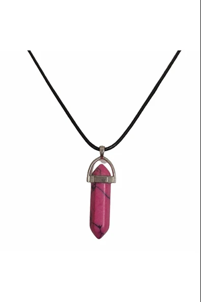 Kristal Doğaltaş Point Kolye CK001 ürün görseli