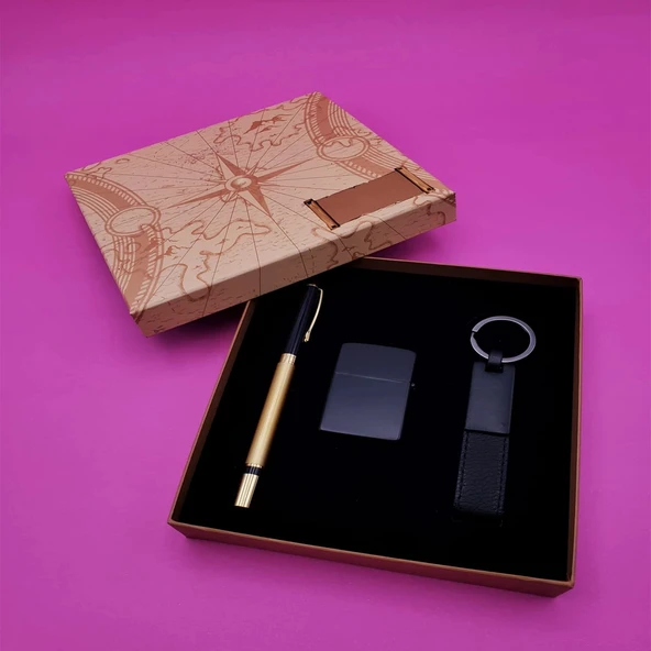 Çakmak Anahtarlık ve Metal Roller Kalem ürün görseli