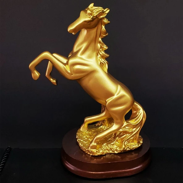 Şaha Kalkan Gold Renk At Biblosu ürün görseli