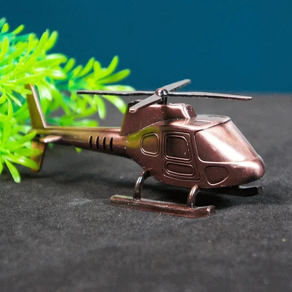 Dekoratif Metal Helikopter - Resim 4