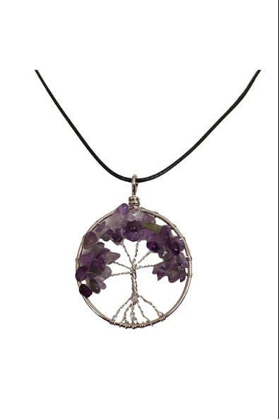 Doğal Taş Hayat Ağacı Kolye CK003 ürün görseli