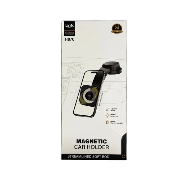 LinkTech H870 Premium Vantuzlu Araç İçi Torpido Üstü Telefon Tutucu - 3