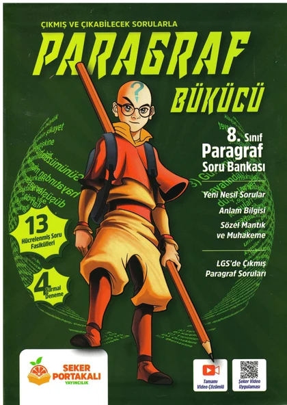 Şeker Portakalı 8.Sınıf Paragraf Bükücü Soru Bankası