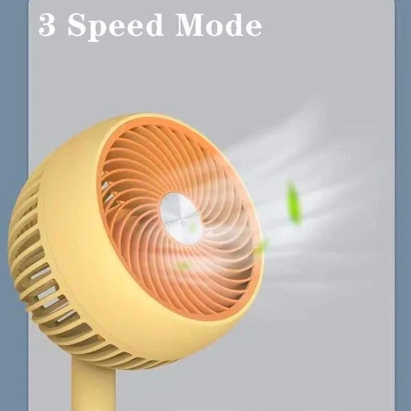 Fineblue FB-5005 3 Kademeli Masaüstü Şarjlı Mini Vantilatör - 11