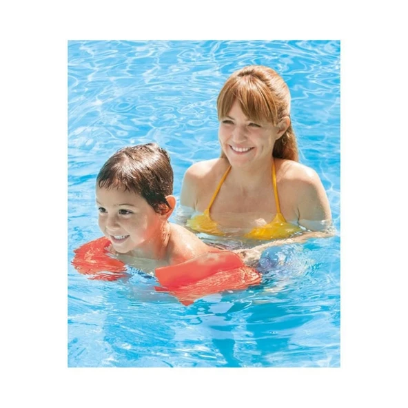 Intex Çift Boğumlu Kırmızı Kolluk 25x17 cm (6-12 Yaş) - 4